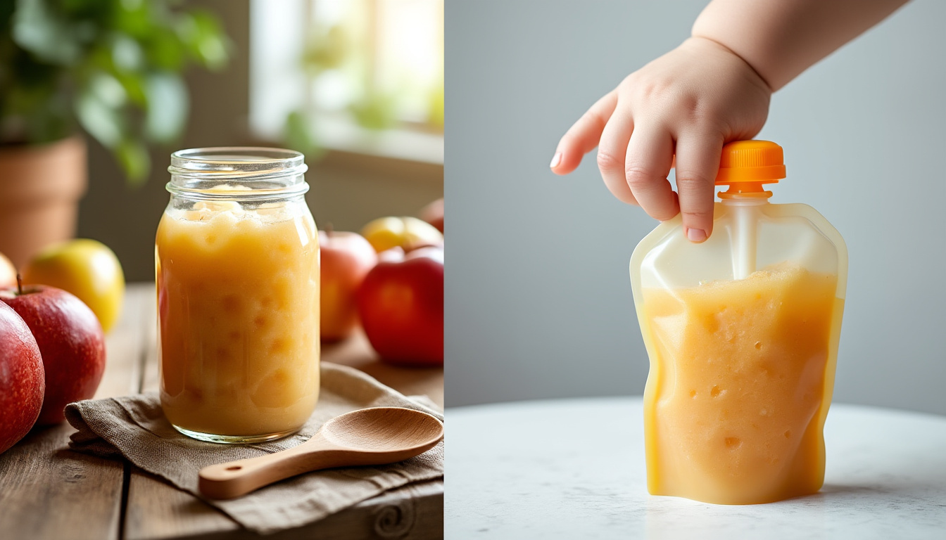 Compote bébé : maison ou industrielle, laquelle est meilleure ?