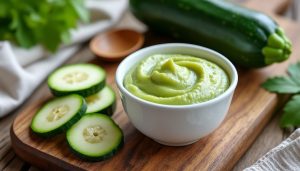 découvrez une recette simple de purée de courgette pour bébé, avec des conseils sur l'âge idéal pour l'introduire dans son alimentation.