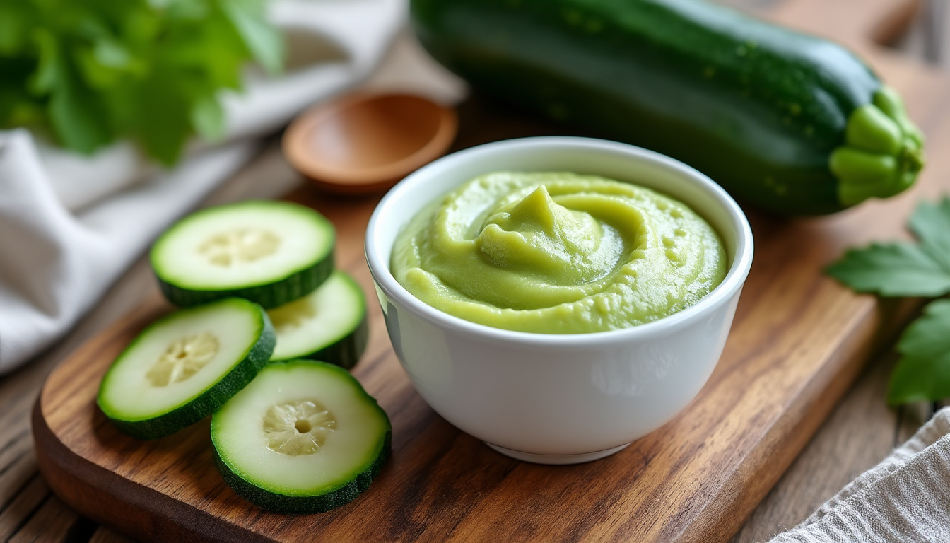 Purée de courgette bébé : recette simple et âge conseillé