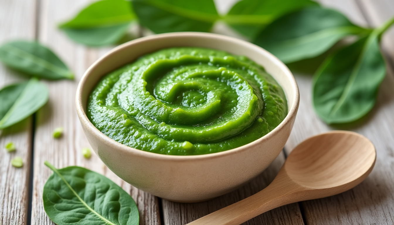 Purée d’épinards bébé : bienfaits, recette et précautions